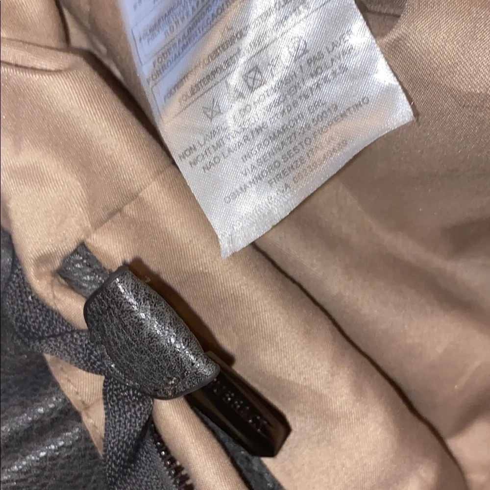 Gussaci Gray Hobo Bag